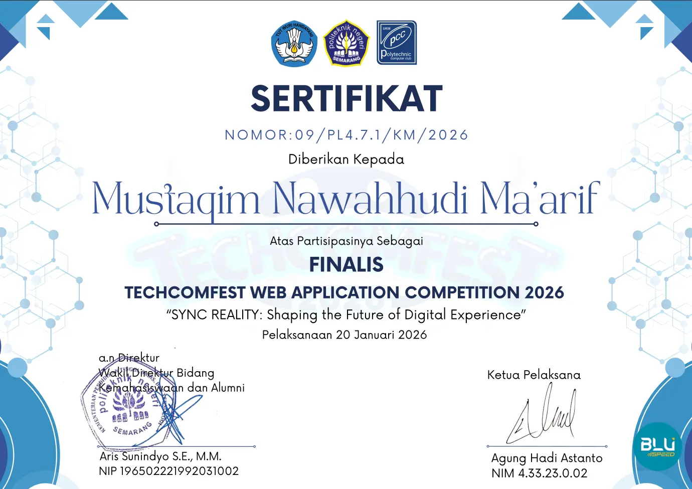 Finalist — Techcomfest 2026